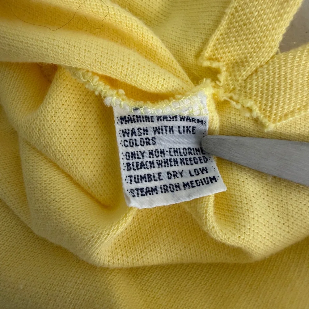 Polo Ralph Lauren Polo Shirt Mens XXL Short Sleeve Pique Yellow